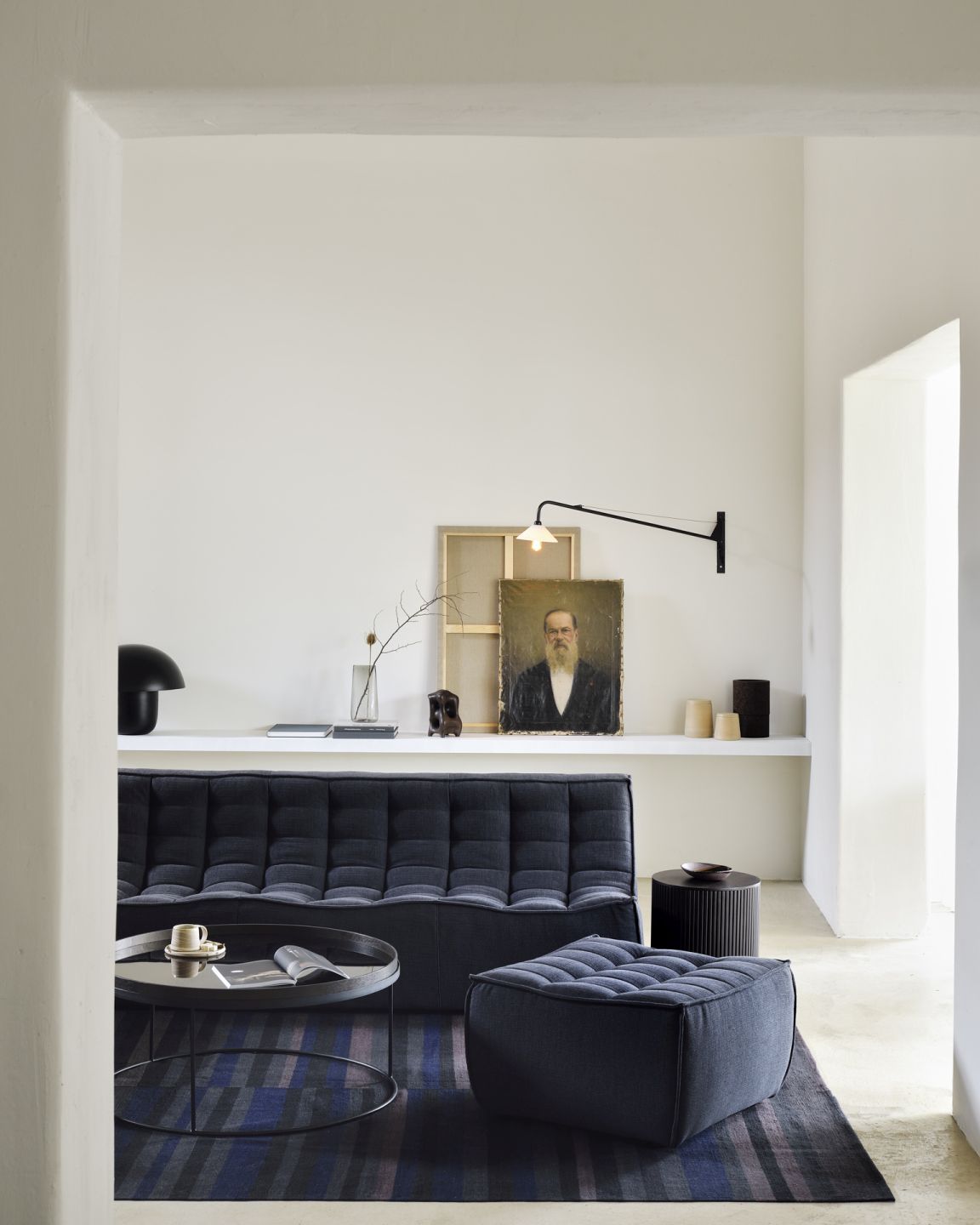 N701 Sofa 3-Sitzer Graphit Ethnicraft