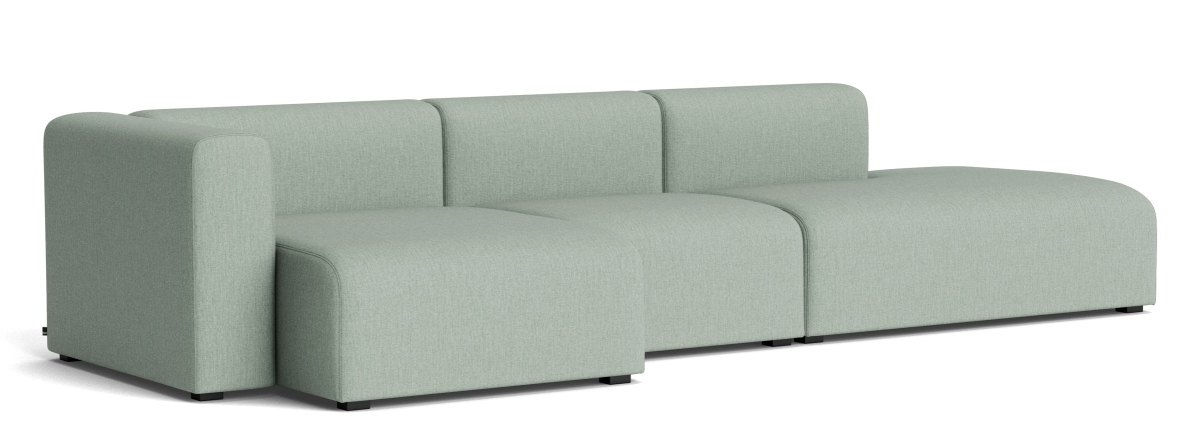 Mags Sofa 3-Sitzer Combination 4 mit Armlehne links Hay Stoff Metaphor 023