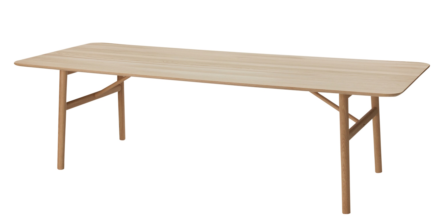 Heller Hven Tisch von Skagerak by Fritz Hansen aus Eichenholz, rechteckig und modern.