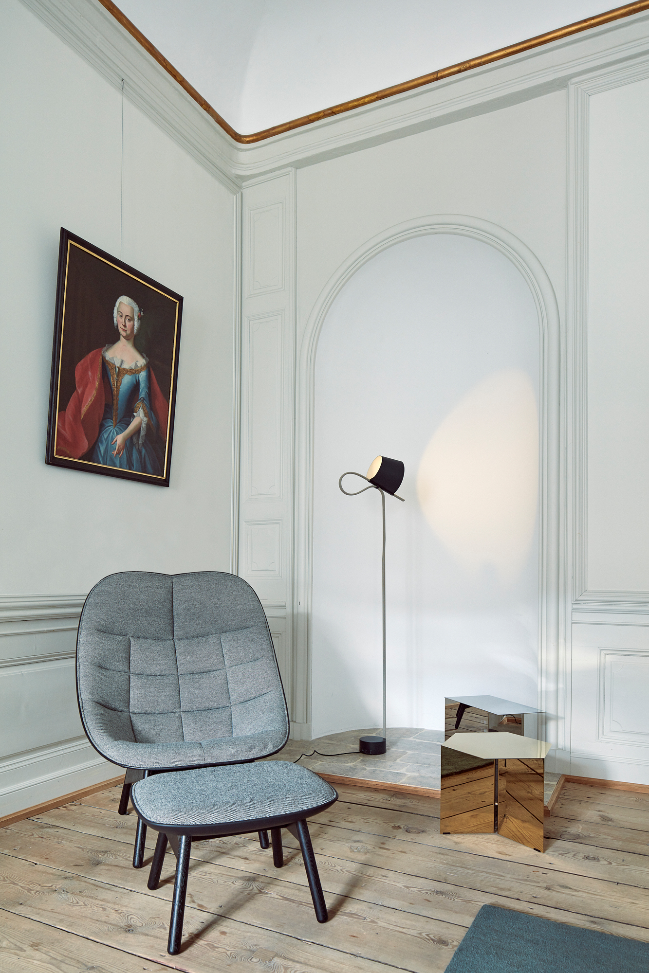 Uchiwa / Uchiwa Quilt Armchair Sessel Hay