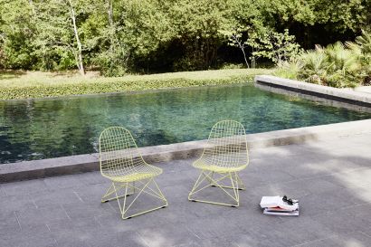 LKR Wire Chair Stuhl ungepolstert Monoton SEA FOAM GREEN Vitra EINZELSTÜCK