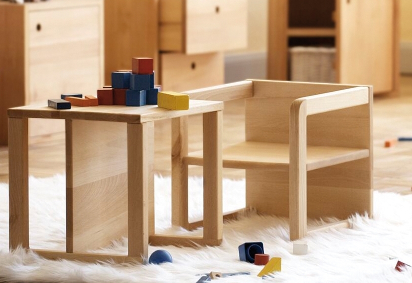 Hugo Kindersessel / Kindertisch Holz Jan Kurtz - einrichten-design.de