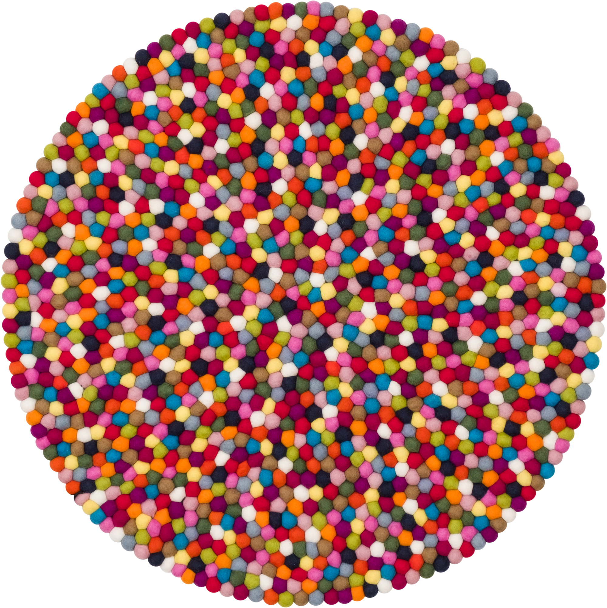 Filzkugel Teppich Rund 140 Cm Myfelt Einrichten Design De
