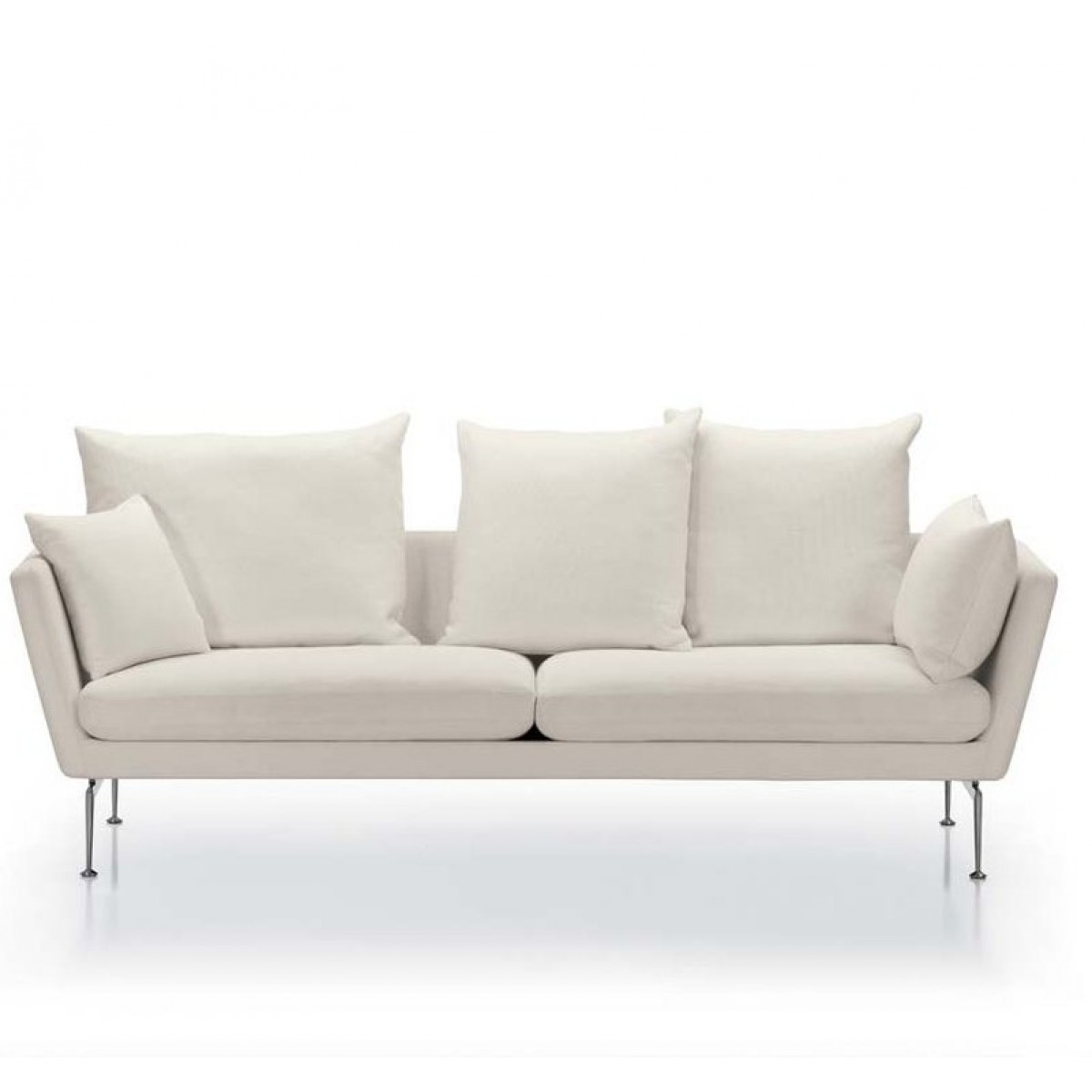 Suita Sofa Dreisitzer Polsterung weich, Rückenkissen Classic Vitra