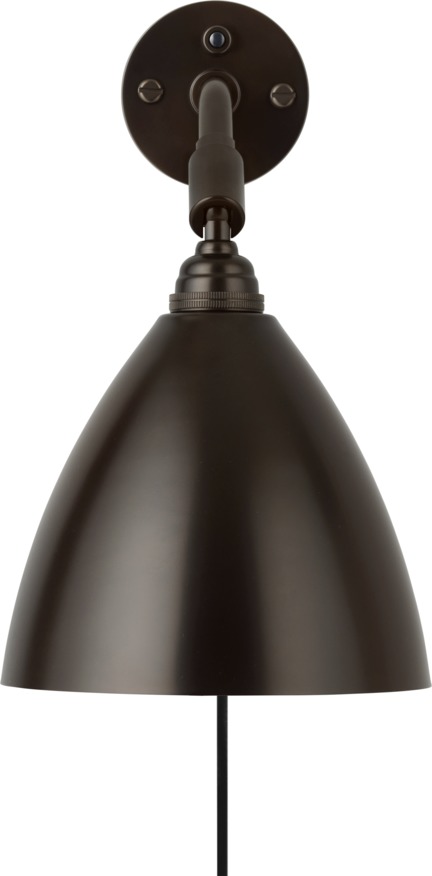 Bestlite BL7 Wandleuchte in schwarzem Messing von Gubi, moderne Innenleuchte für Wandmontage.