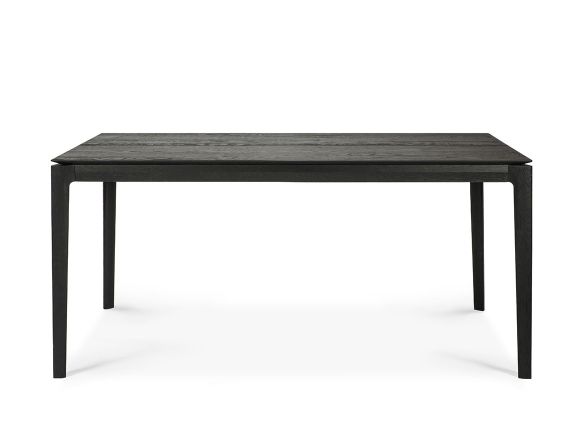 Bok Esstisch ausziehbar, Eiche Schwarz von Ethnicraft, 160 cm breit. Moderner Holztisch für Esszimmer.