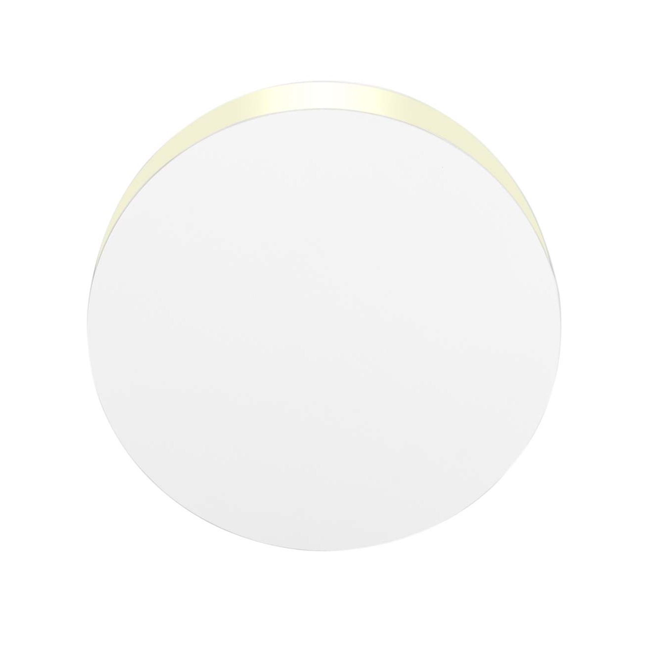 Weiße, runde LT05 North Wandleuchte von e15, modernes Design für Innenräume, Deckenleuchte.