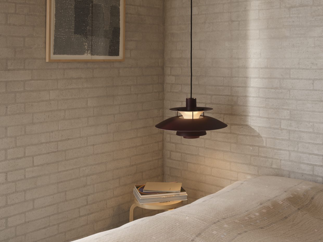 PH 5 Monochrome Pendelleuchte Louis Poulsen Pale Blush