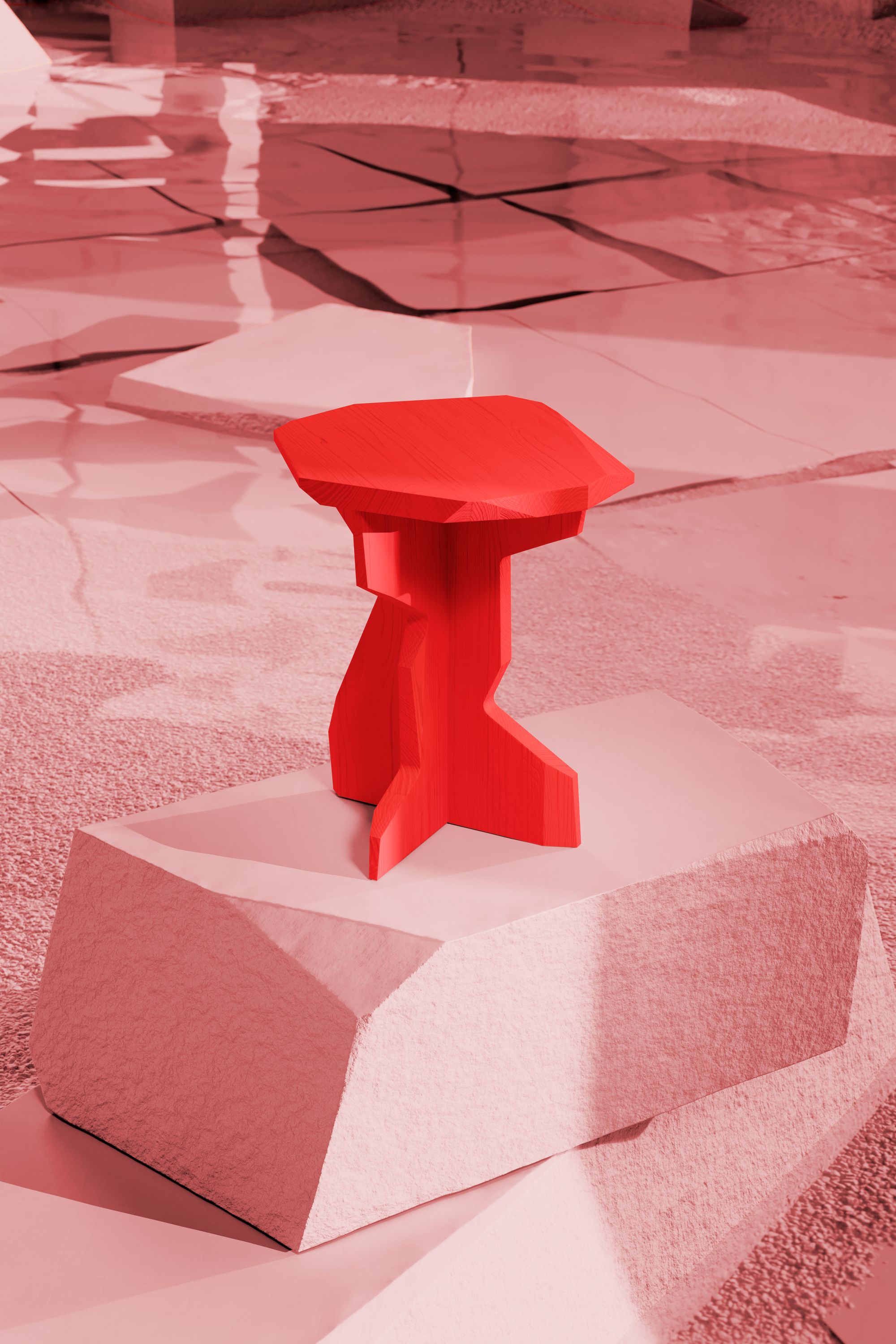 FELS Hocker Esche Out