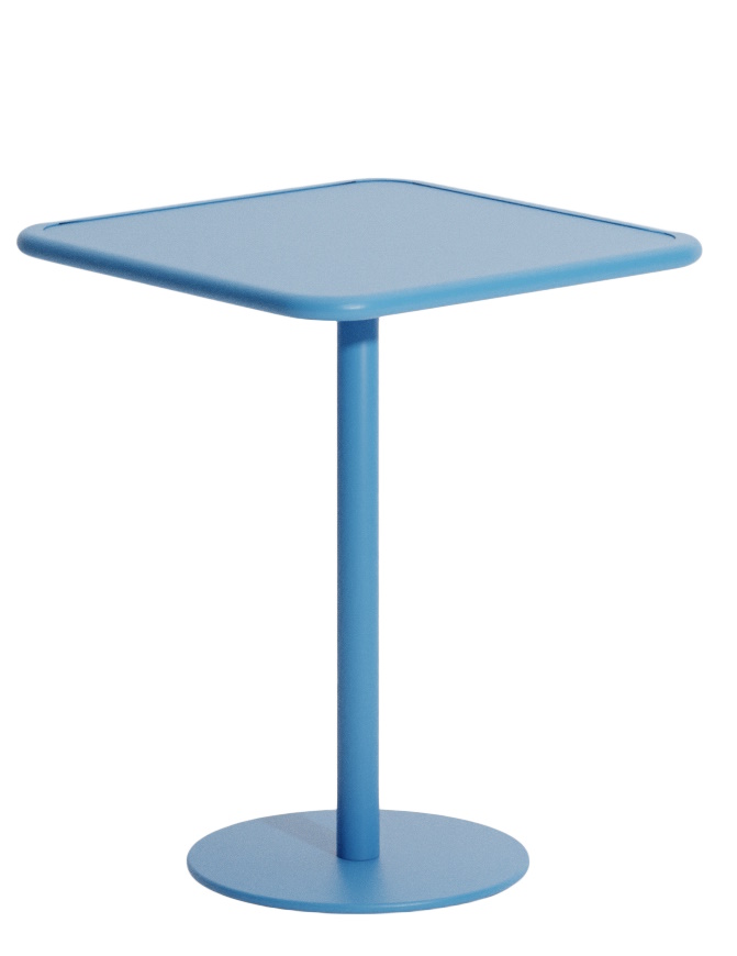 Week-End Bistro Table Square Stehtisch Petite Friture Himmelblau (Sky blue)