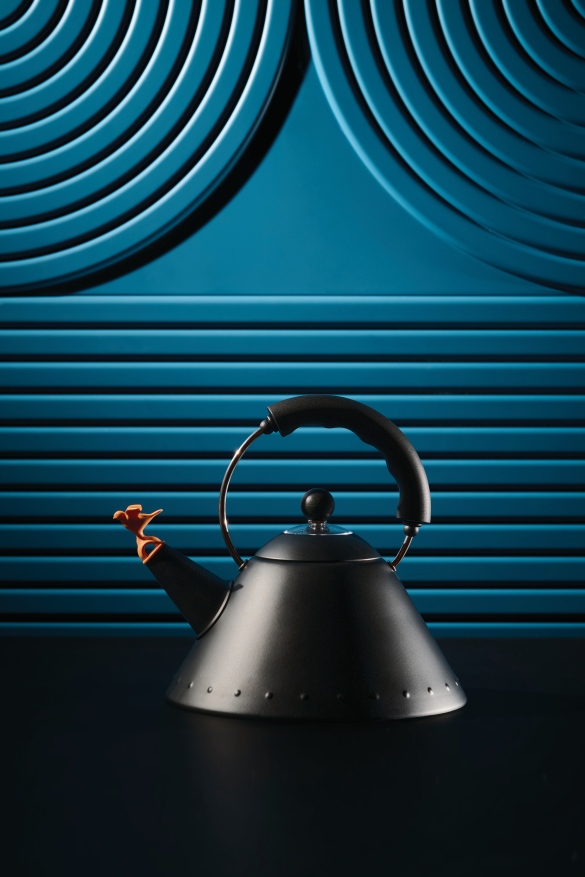 9093 BB Wasserkessel Schwarz Alessi