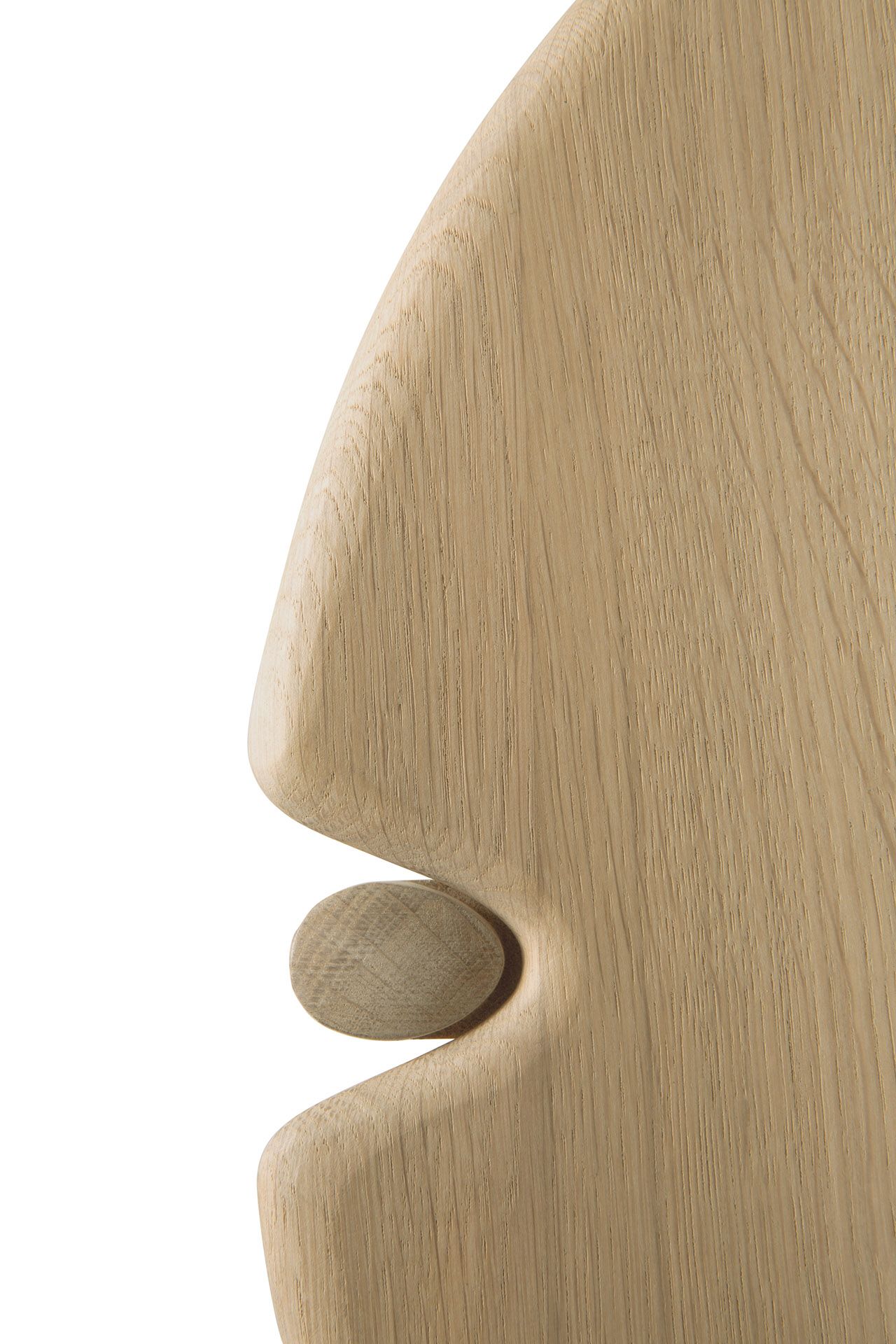 PI Beistelltisch Rund Eiche lackiert Ethnicraft