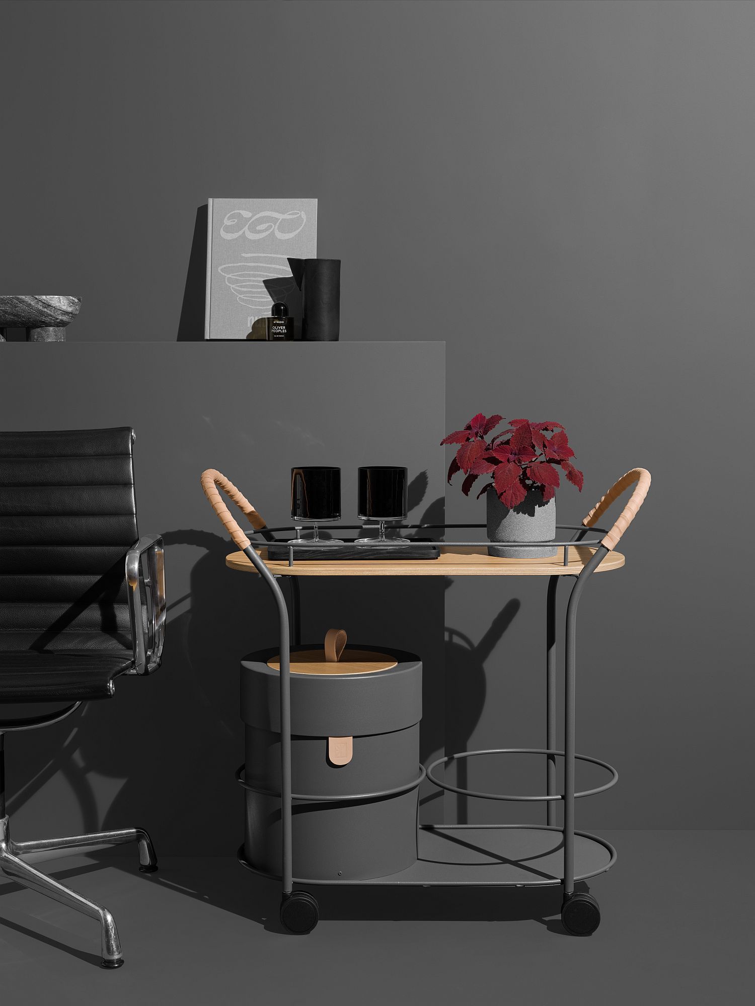 Bistro Trolley Servierwagen Mizetto QUICK SHIP