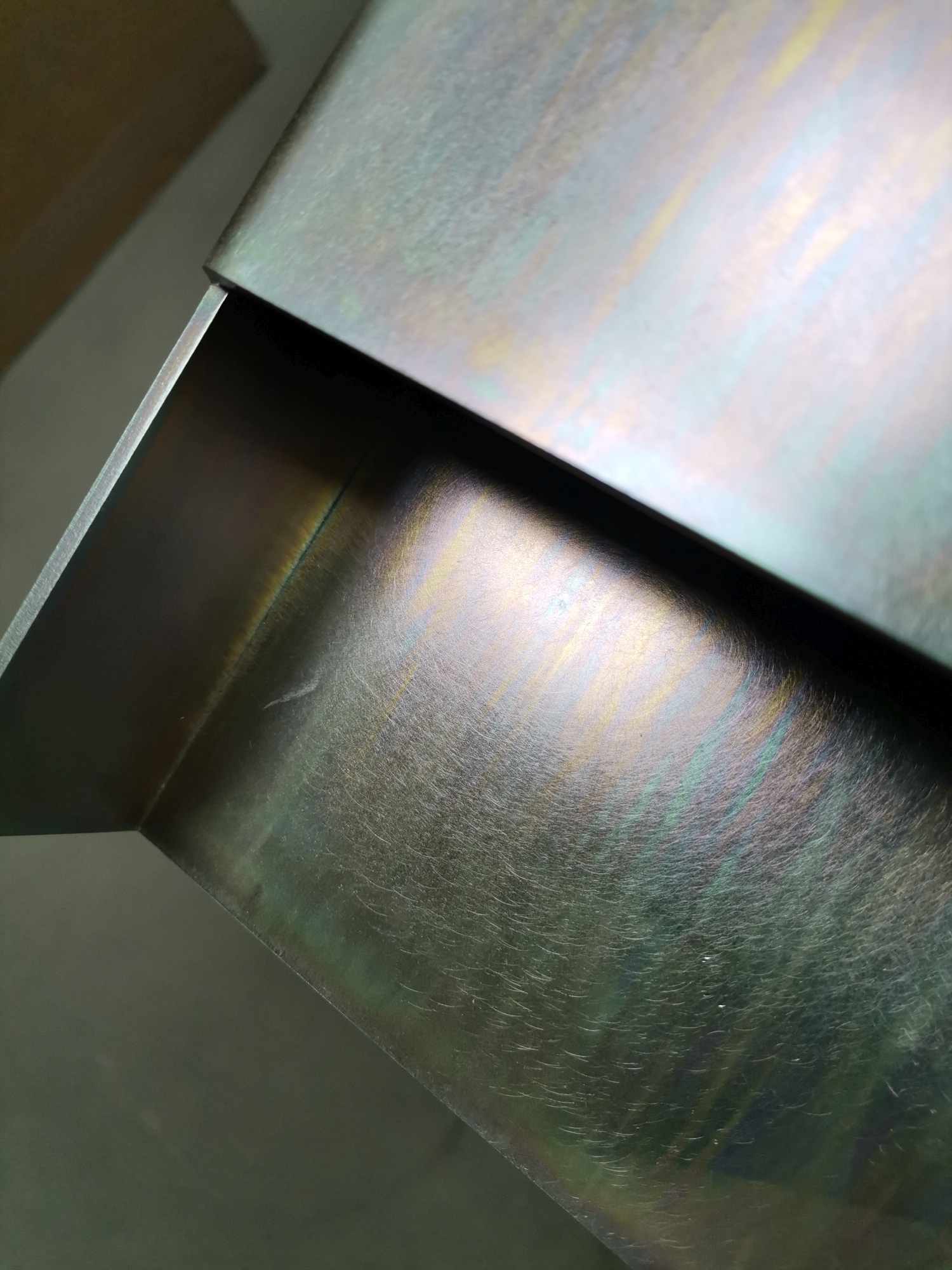 Meta Side Table CHROMGELB Beistelltisch New Tendency MÄNGELEXEMPLAR  