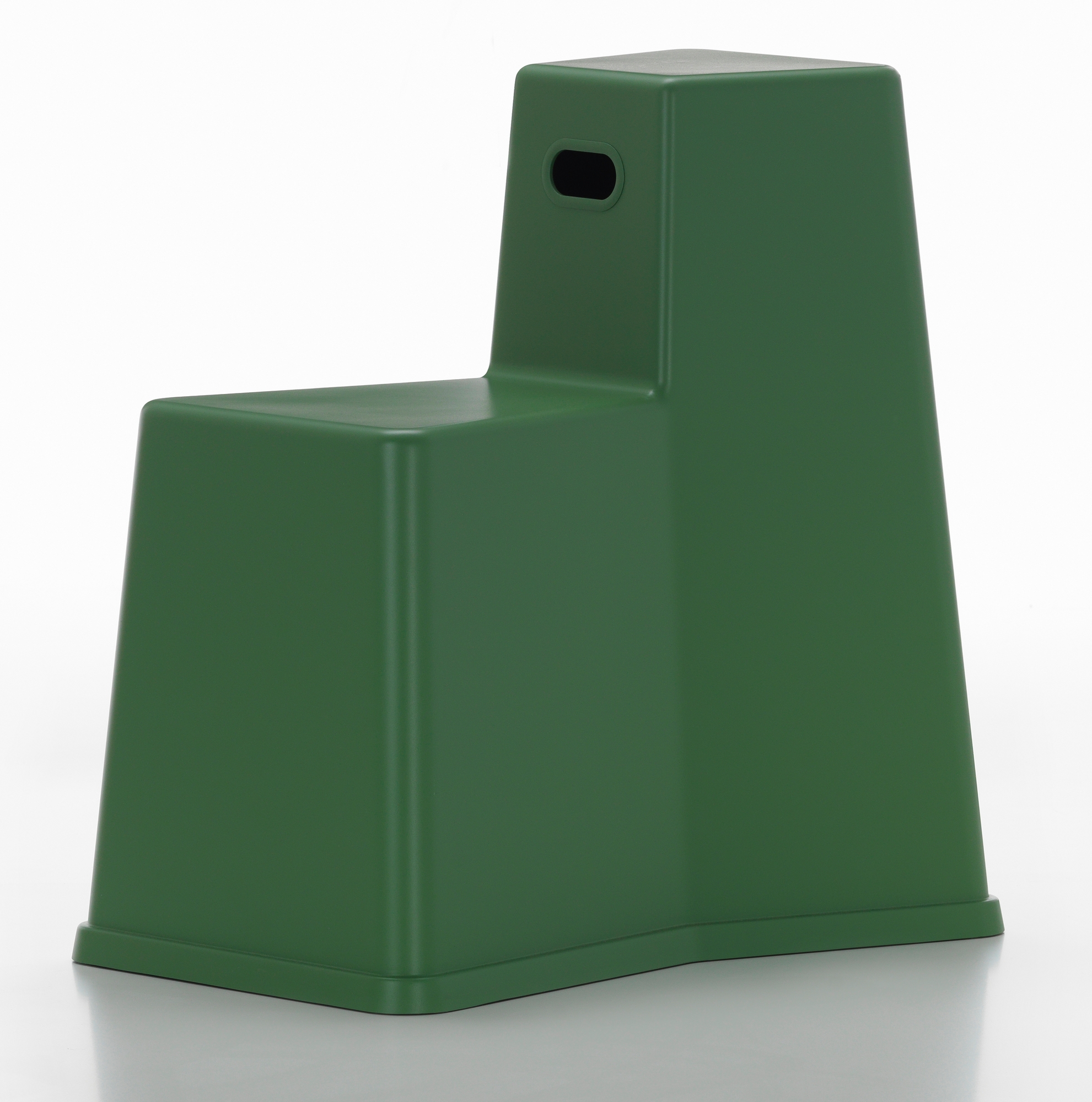 Vitra Stool Tool in Industriegrün: Moderner Hocker und Sitzgelegenheit für Büro und Zuhause.