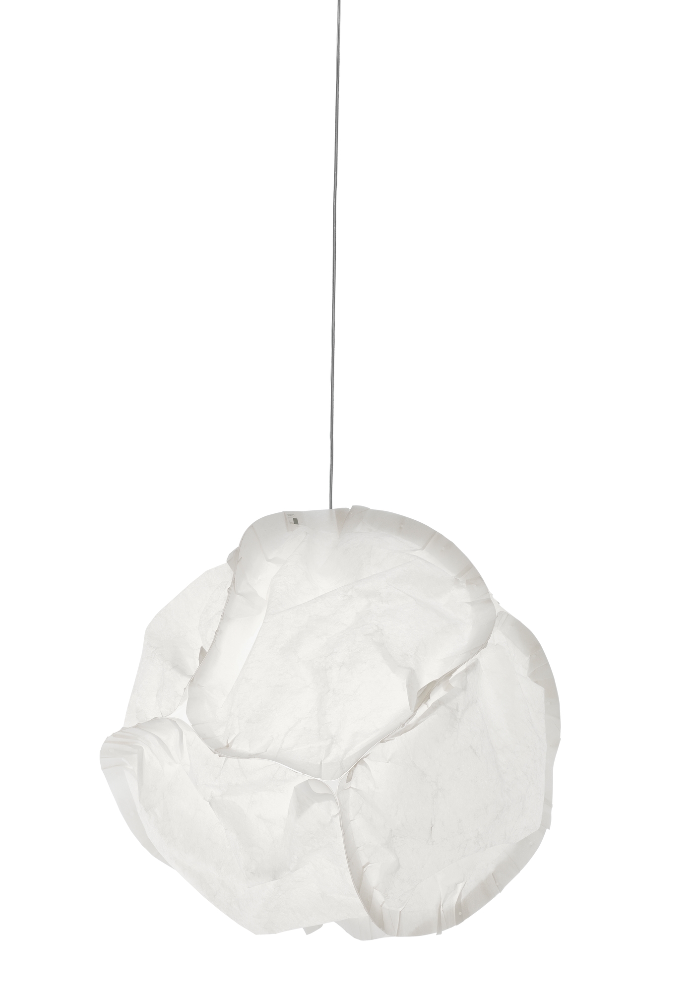 Weiße Cloud Pendelleuchte Belux Ø65, moderne Hängelampe für Wohnzimmer und Esszimmer.