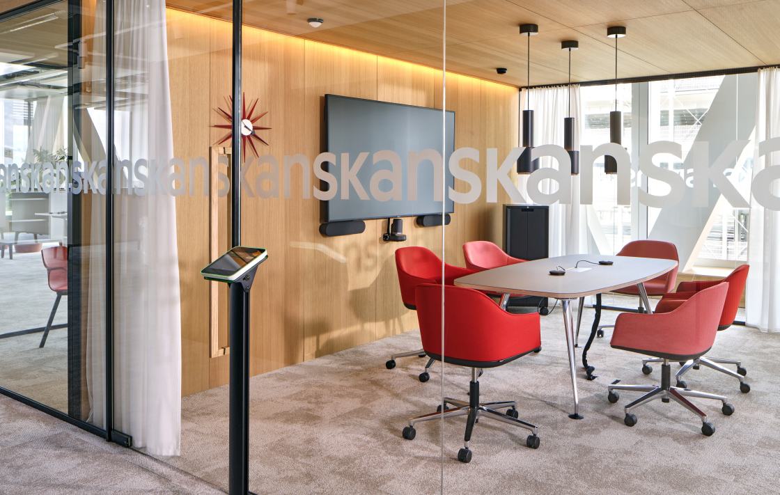 Sunburst Clock Wanduhr - rot Vitra