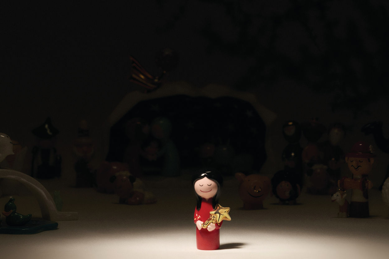 AGJ01 18 Figlio delle stelle Porzellanfigur Alessi