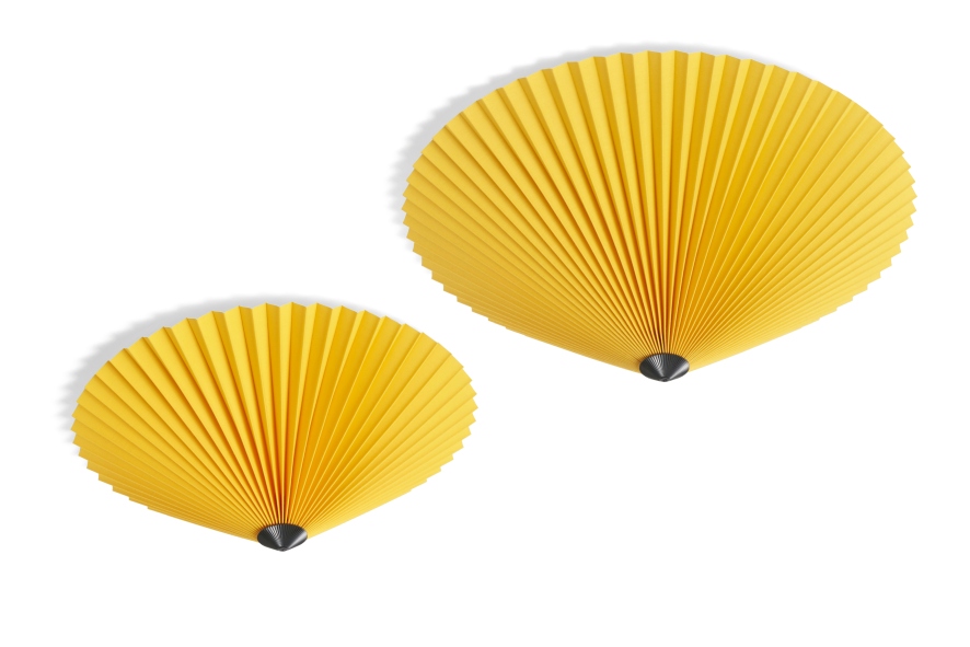 Matin Flush Wandleuchte 50 cm Hay Gelb