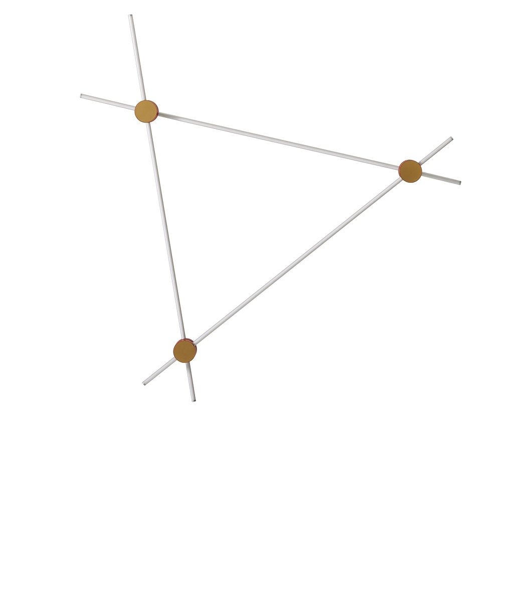 Eitie Triangle Wall Leuchte: Moderne Wandlampe mit geometrischem Design und warmem Licht.