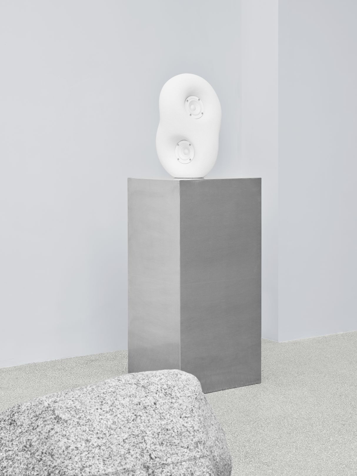 Akustische Skulptur Lautsprecher Transparent