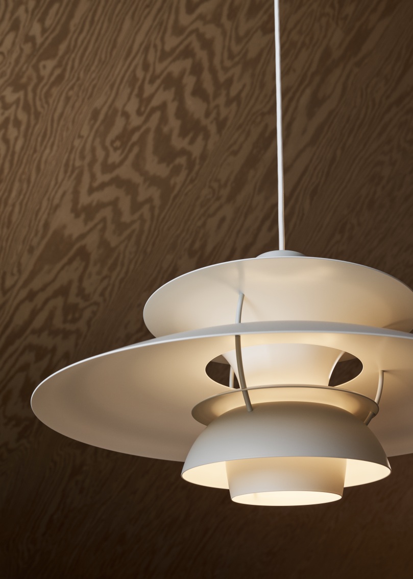 PH 5 Monochrome Pendelleuchte Louis Poulsen Pale Blush