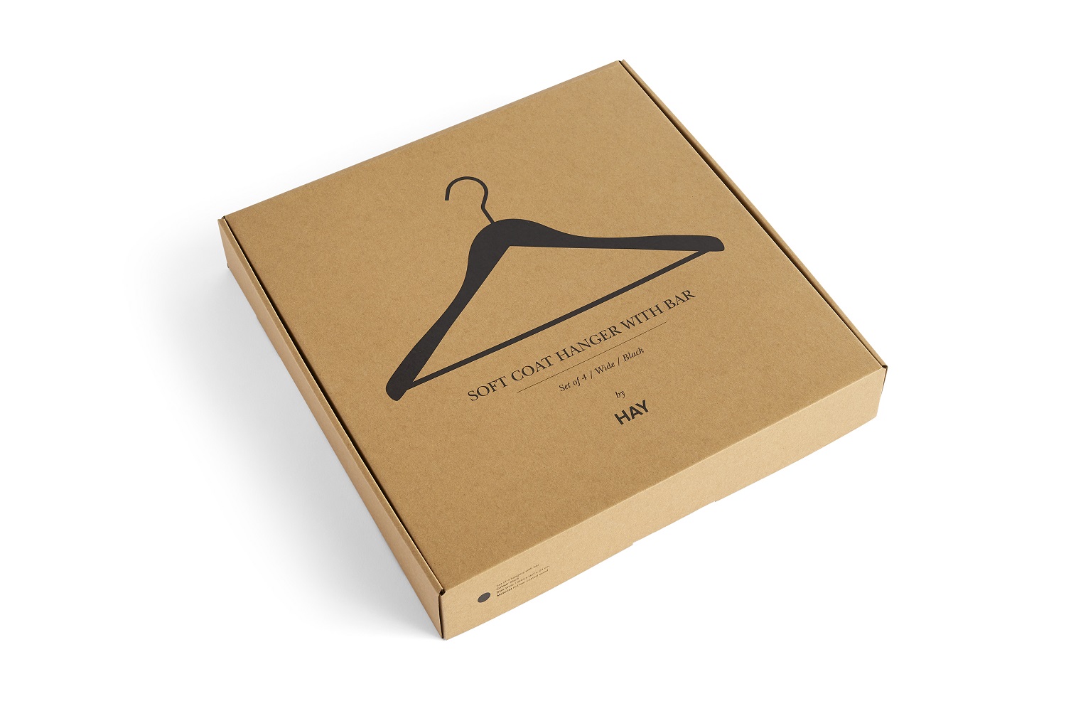 Soft Coat Hanger Bar-Wide 44 Kleiderbügel 4-er Set Hay