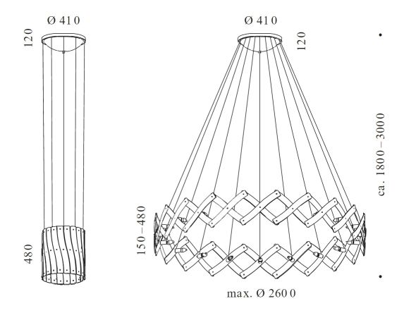 Zoom XL Pendelleuchte Serien Lighting