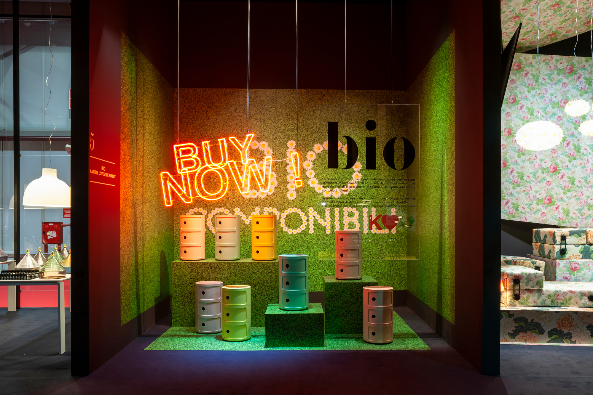 Componibili BIO 5970 3-er Element Kartell Creme