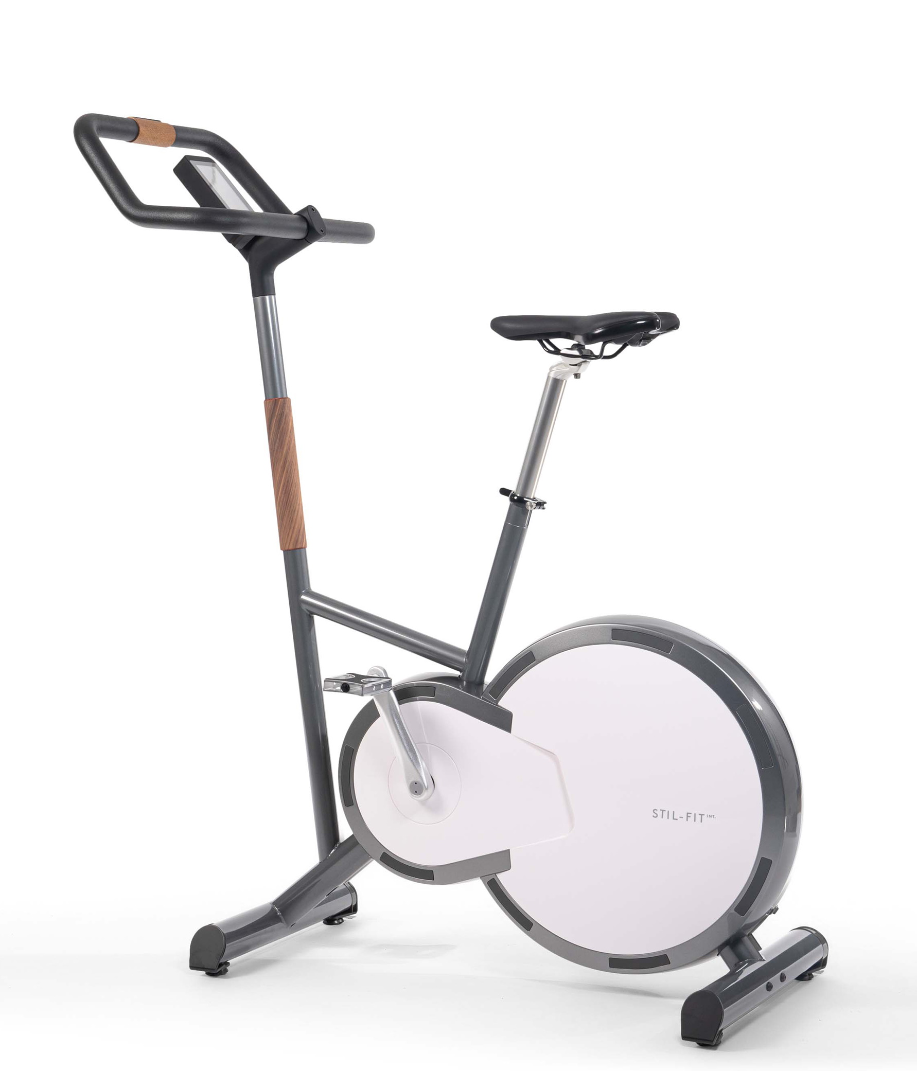 Ergometer PURE Stil-Fit Walnuss-Weiß
