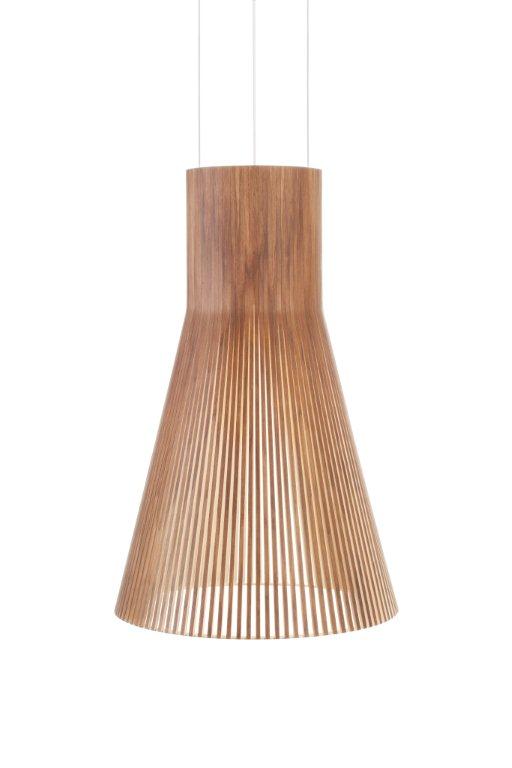 Walnuss / Kabel weiß