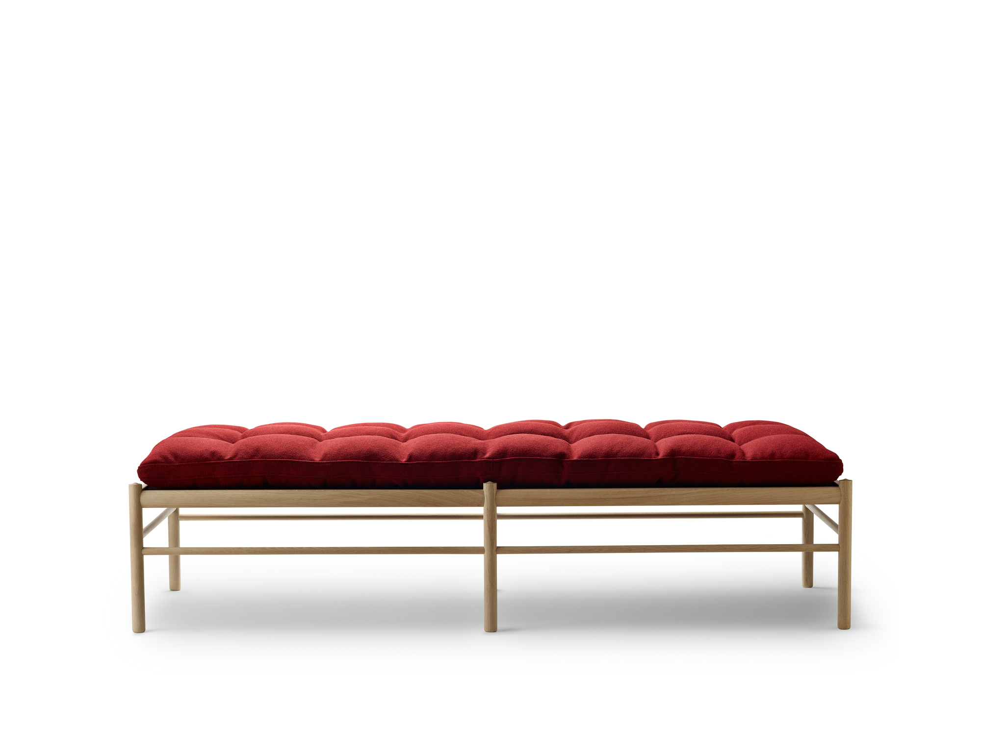 OW150 Daybed von Carl Hansen & Søn mit braunem Leder Sif 95 Bezug. Liege.