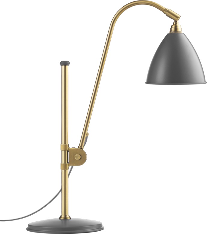 Bestlite BL 1 Tischleuchte Grau / Messing Gubi