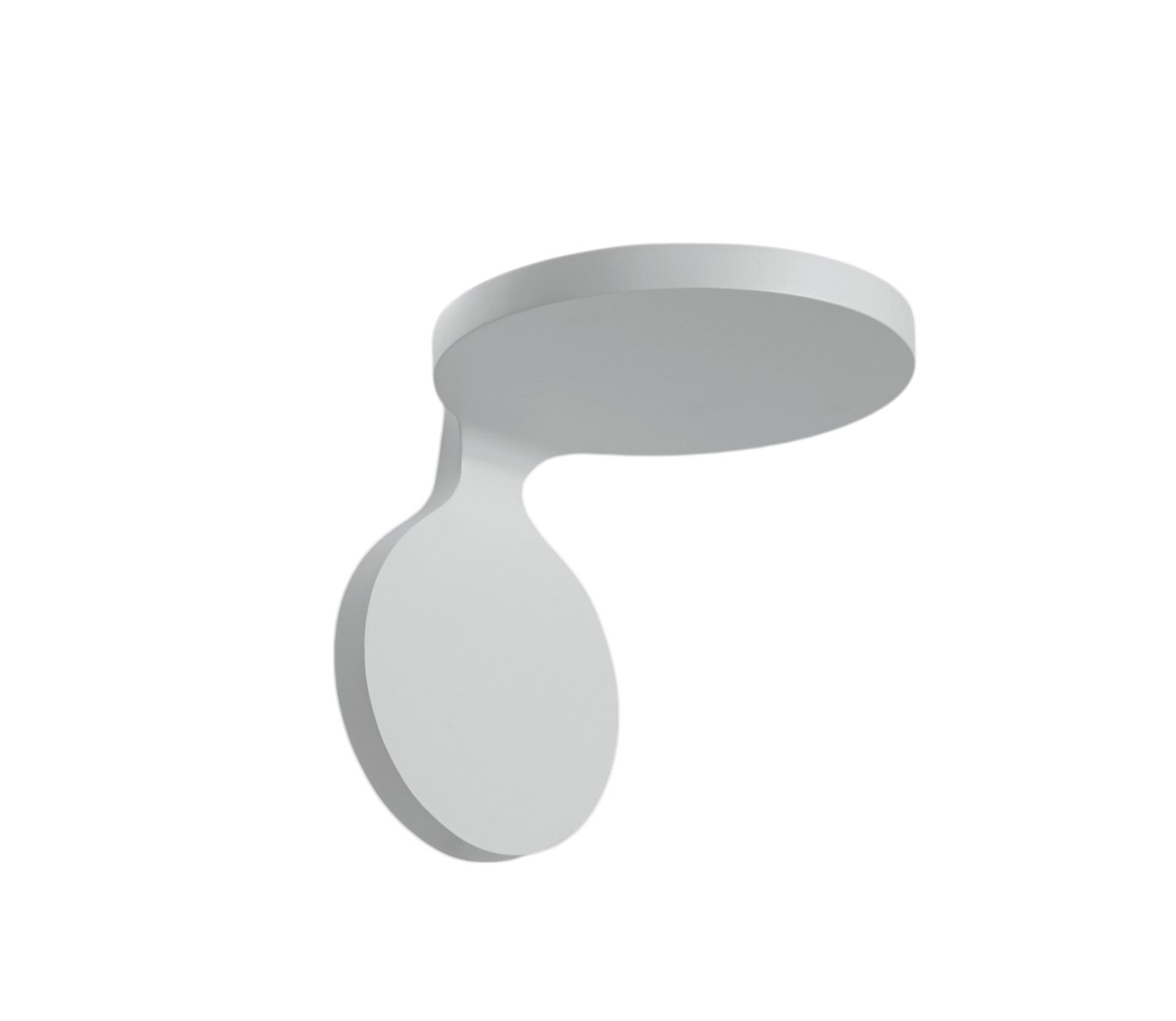 Weiße Rea Wandleuchte von Artemide: Moderne Wandlampe für indirekte Beleuchtung im Innenbereich.