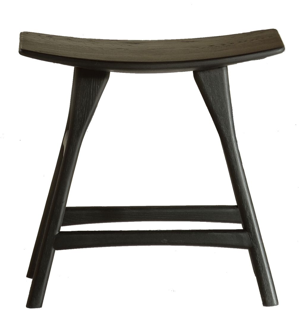 Osso Stuhl aus Eiche in Schwarz von Ethnicraft, minimalistisches Design, Holzstuhl.