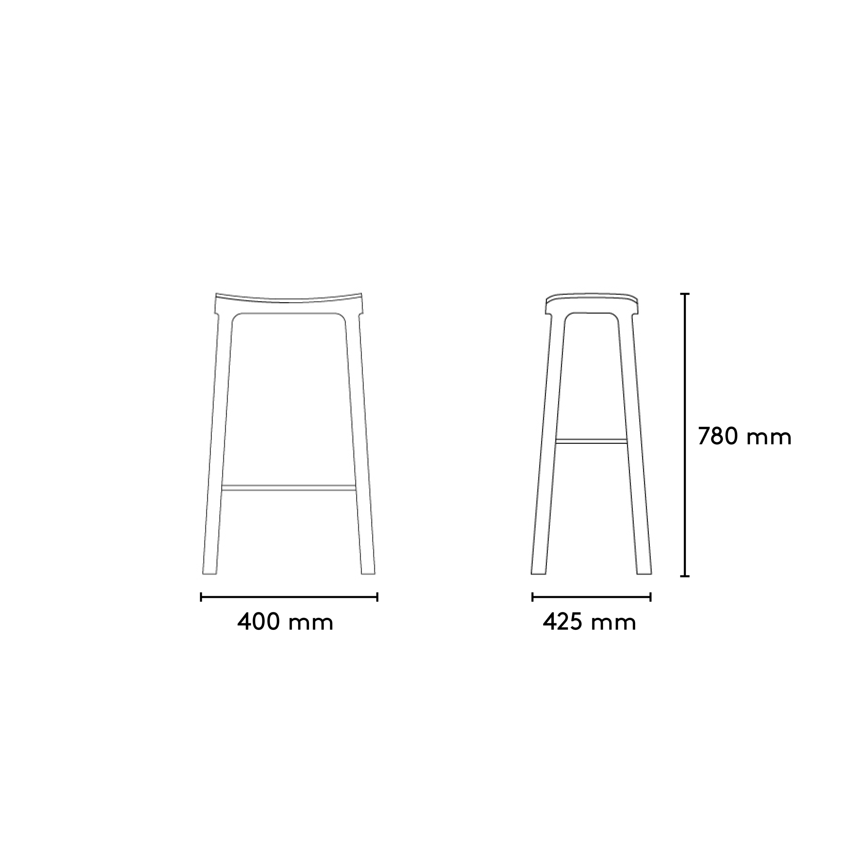 Crofton Barstool Barhocker Please wait to be seated 