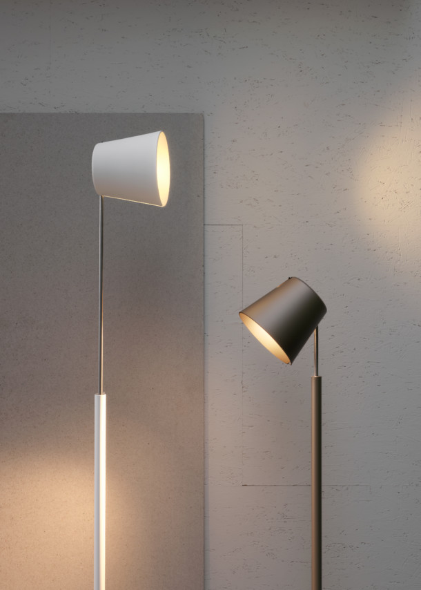 FEZ S Floor lamp Stehleuchte Baltensweiler