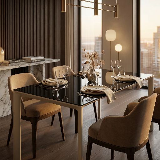 Maki Tisch Esstisch Kristalia