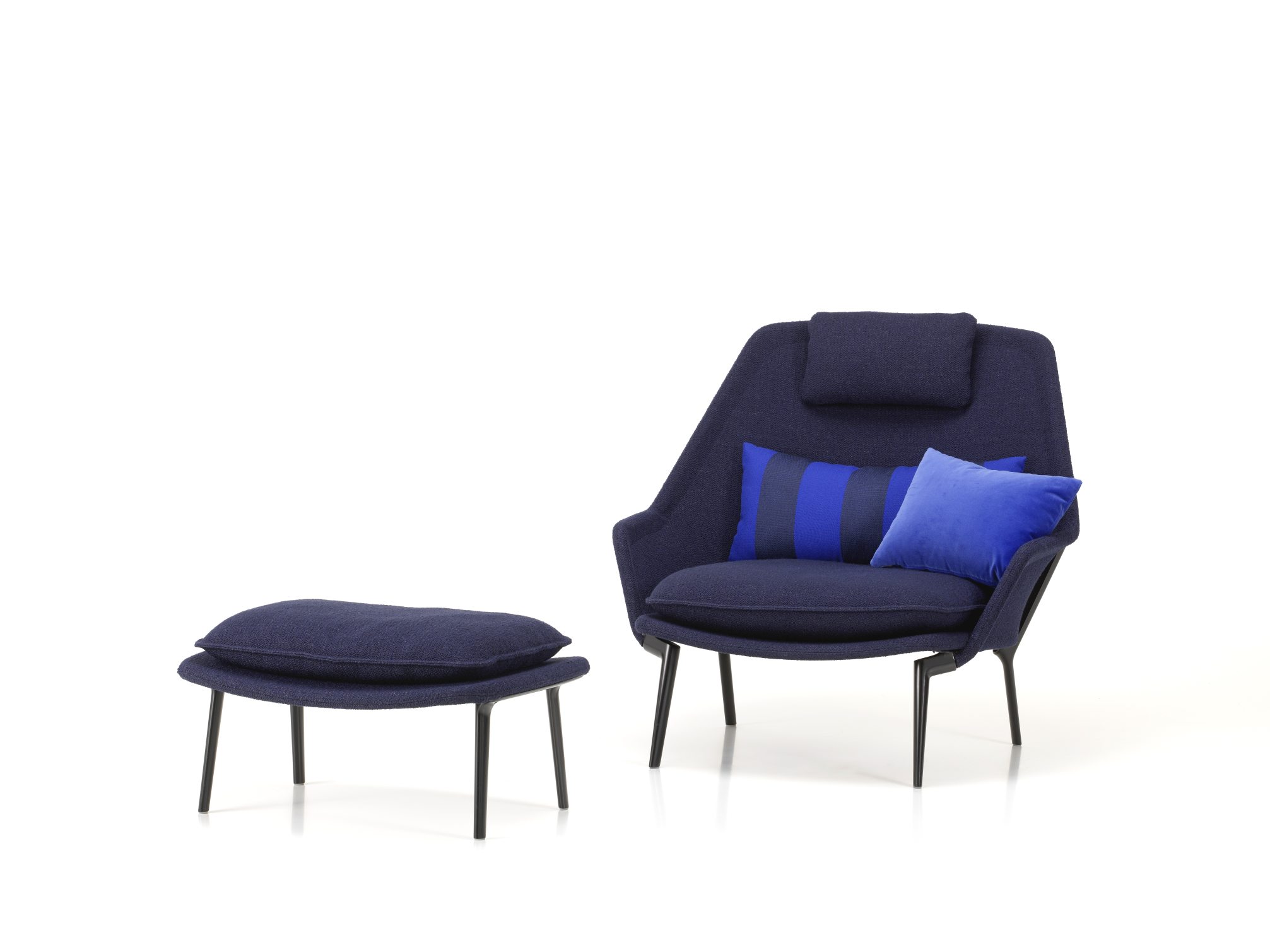 Slow Chair Ottoman Stoff Vitra