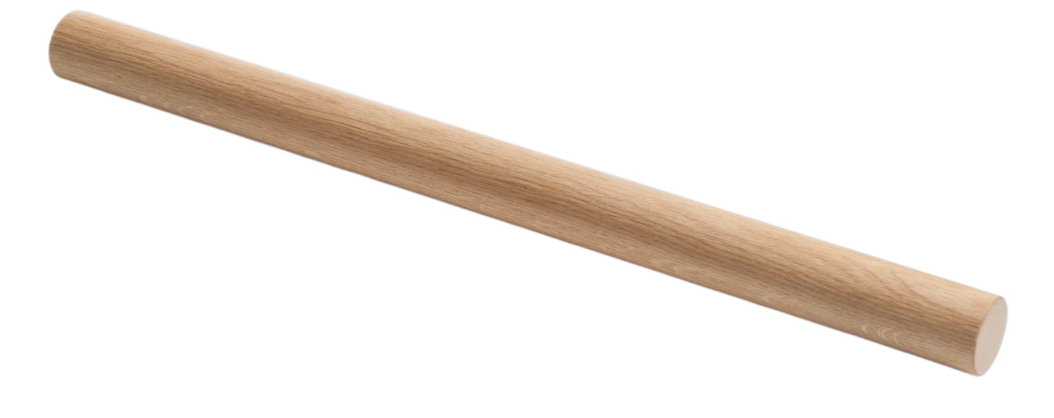 Teigrolle Eichenholz 50 cm Side by Side