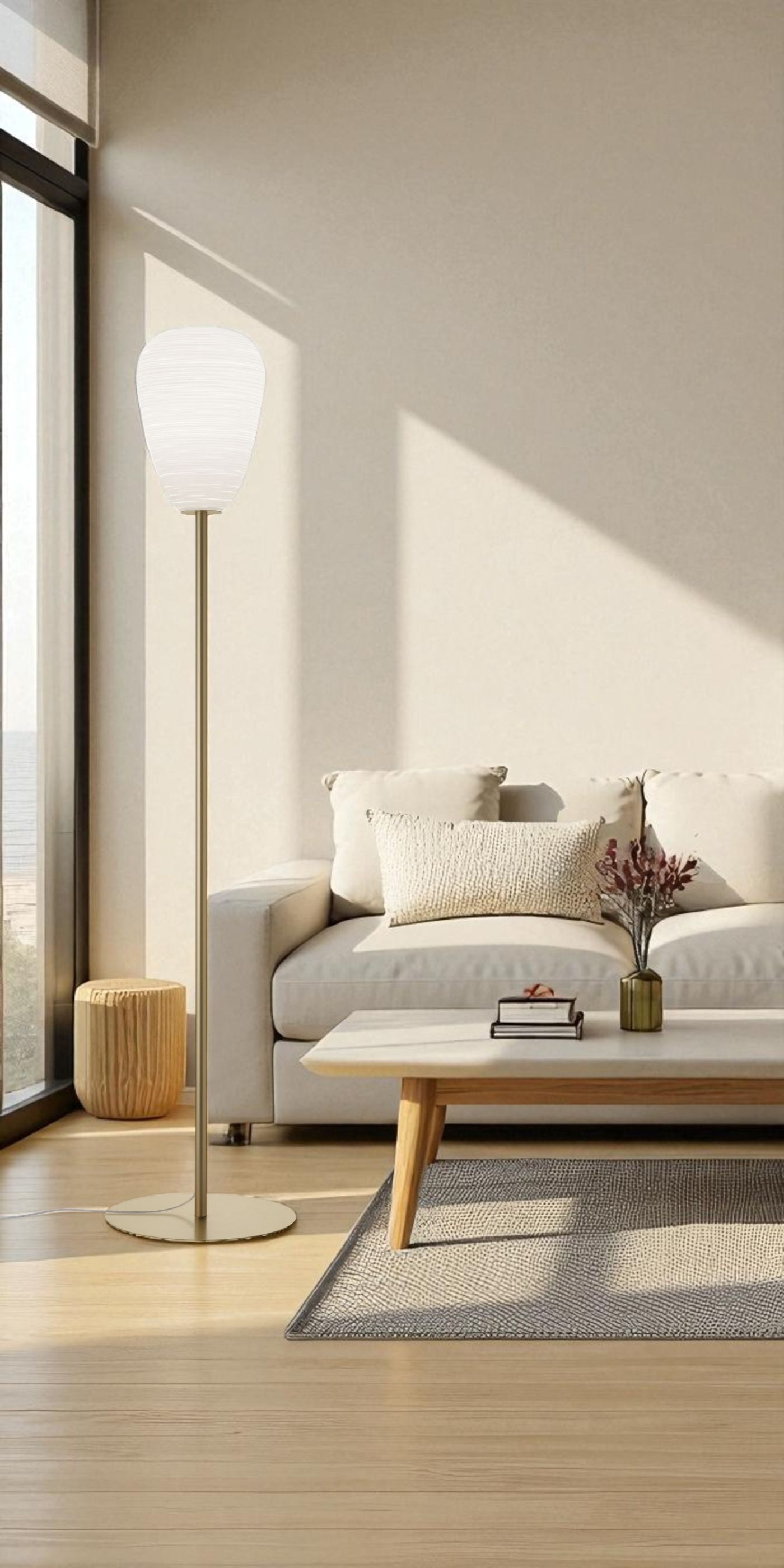 Rituals 1 Stehleuchte Weiß Foscarini