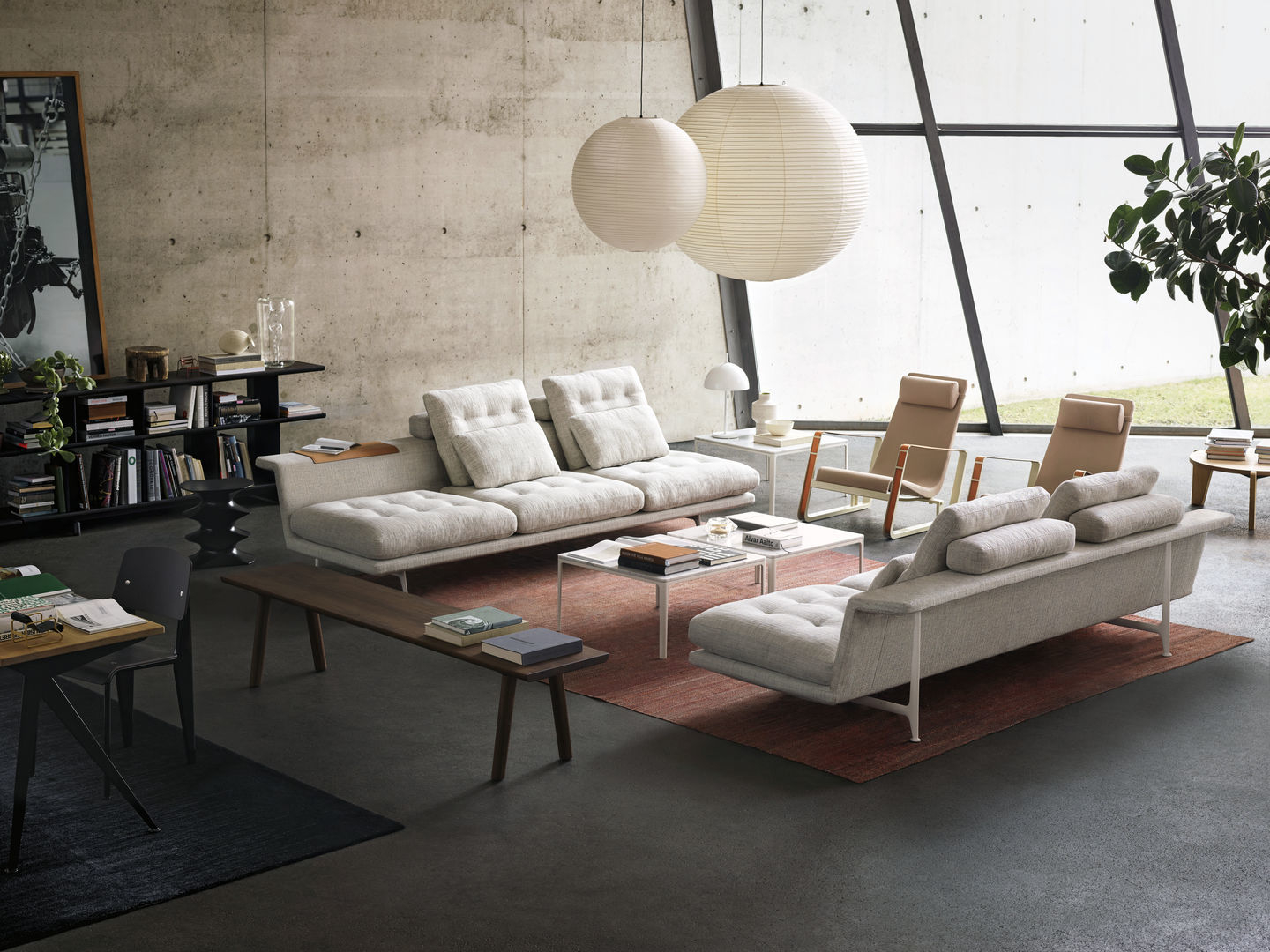 Grand Sofa 3-Sitzer Vitra