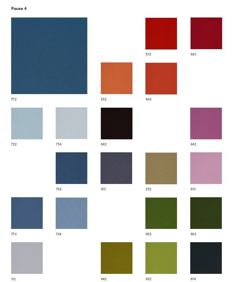 Stoffmusterkarte Pause 4 Kvadrat