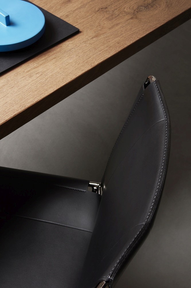 Neil Leather Chair Stuhl Leder MDF Italia