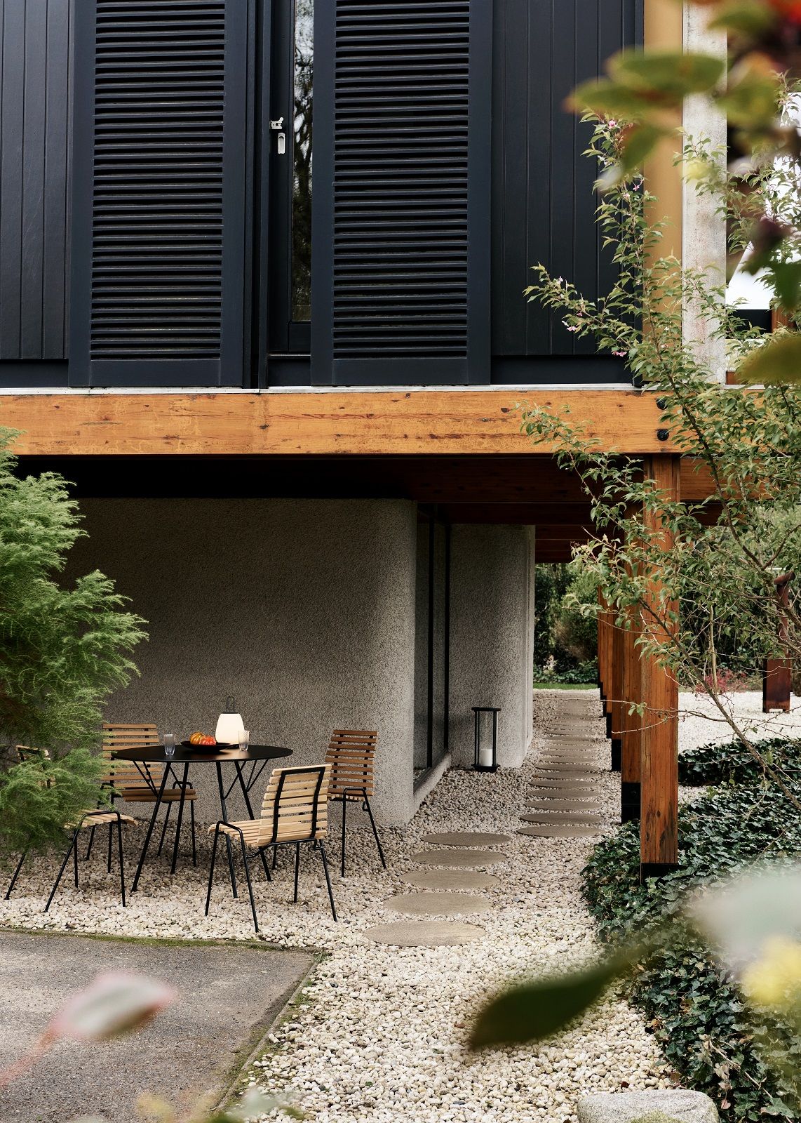 RFH Robin Day RD4 Outdoor Dining Chair Esszimmerstuhl AndTradition