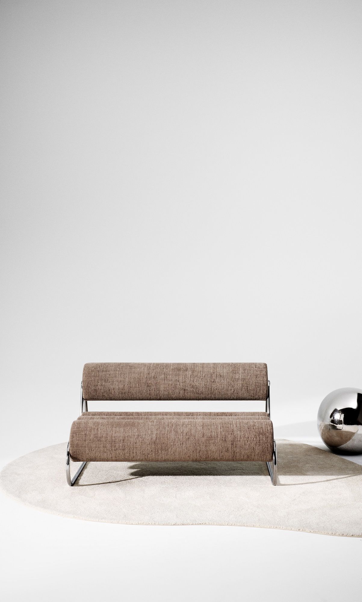 Fave Sofa 2-Sitzer Gestell schwarz Norr11