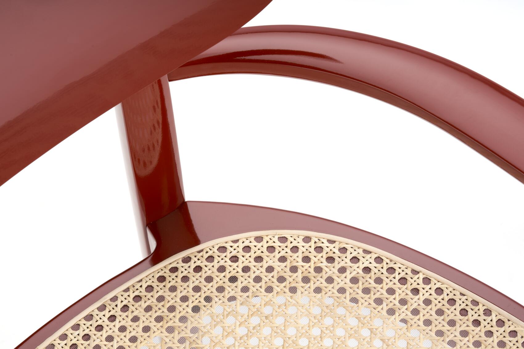 Holzsesessel mit Armlehnen 119 F Hochglanz Thonet