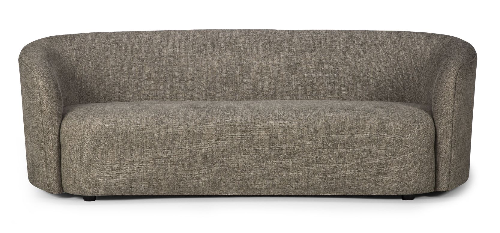 Ellipse Sofa von Ethnicraft, 3-Sitzer in grauem Stoff, modernes Design für Wohnzimmer und Lounge.