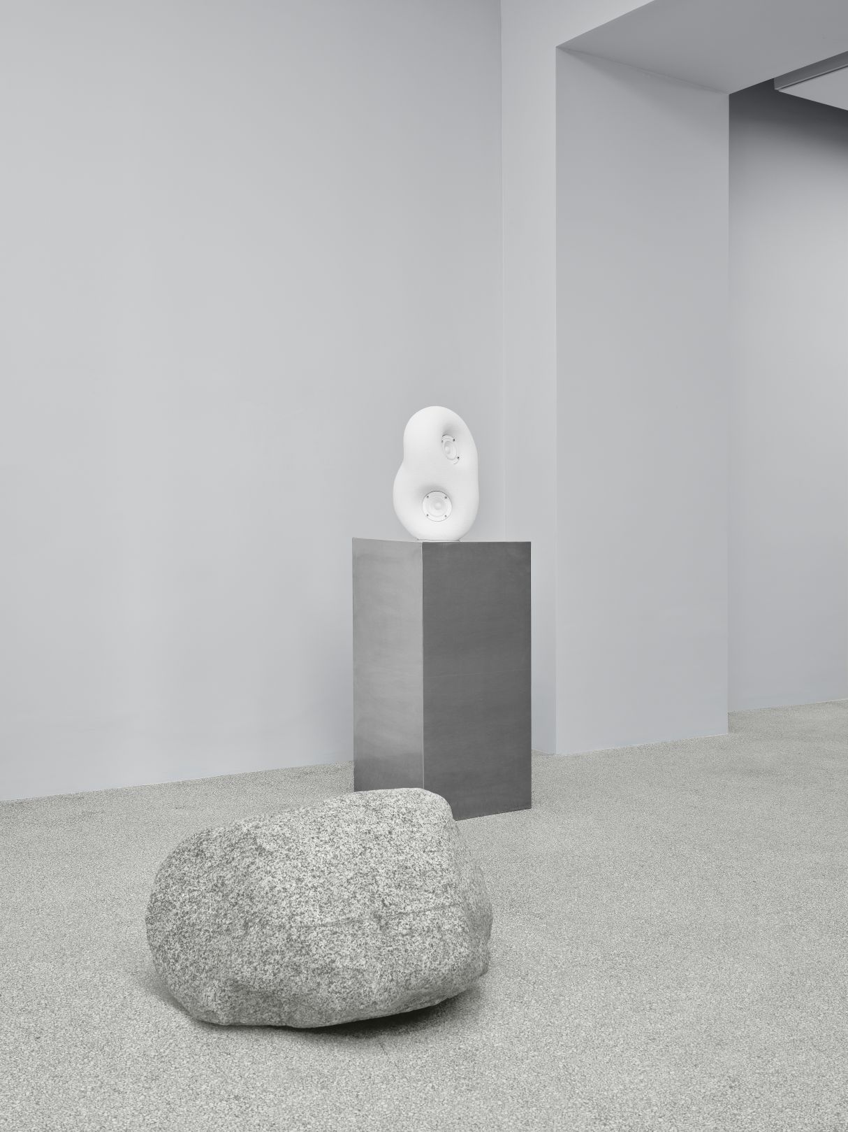 Akustische Skulptur Lautsprecher Transparent