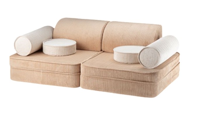 Kinderspielsofa Breitcord Toffee Wigiwama